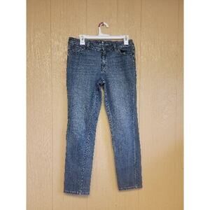 Liz Claiborne Jeans Women's Size 8 City Fit Skinny Leg Denim Blue